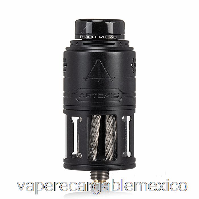 Vape Recargable Thunderhead Creations Artemis V2 Top Coiler 25mm Rdta Negro Mate